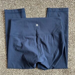 Lululemon cropped navy blue leggings